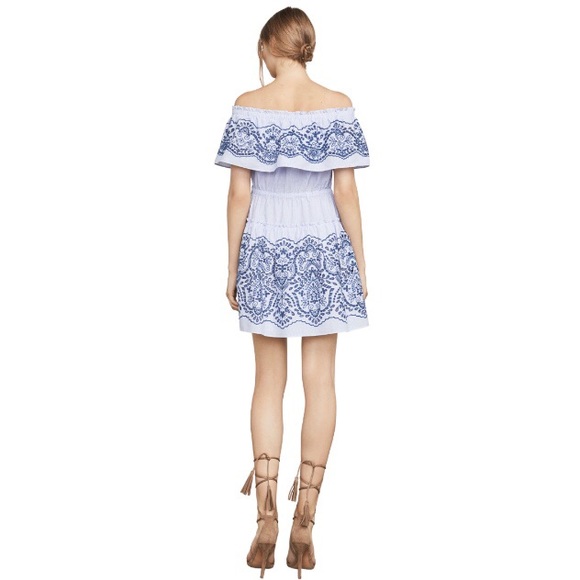 ❌Sold❌ BCBGMaxAzria Zoey Off-The-Shoulder Dress - Picture 2 of 8